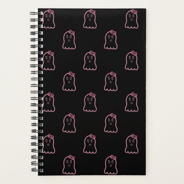 Agenda Neon Pink Ghosts (Anverso)