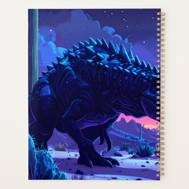 Agenda Neon T Rex Night Run (Reverso)