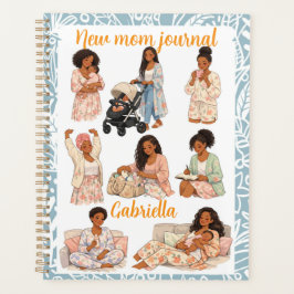 Agenda New mom Self care journal planner