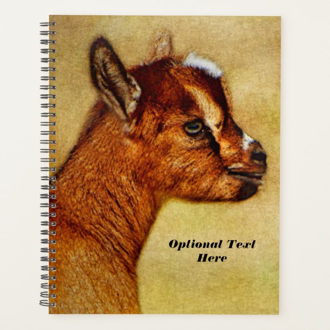 Agenda Nigeriana personalizada Dwarf Dairy Goat Kid (Anverso)