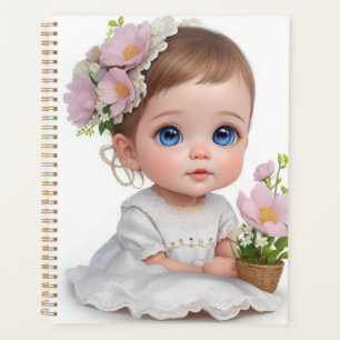 Agenda Niña Cuidada Con Ojos Azules