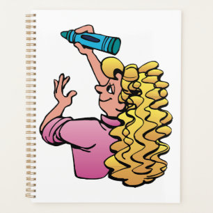 Agenda Niña Juguetona con Crayón