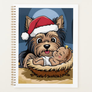 Agenda Niño de acebo adorado por Yorkshire Terrier