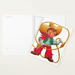 Agenda Niño retro niño vago occidental