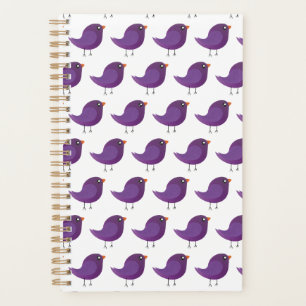 Agenda Niños adorables pájaros