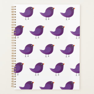 Agenda Niños adorables pájaros