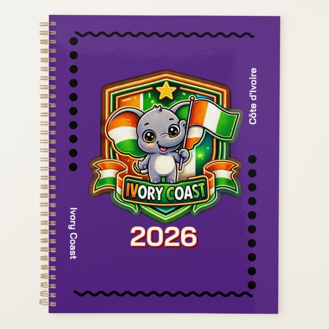 Agenda Niños de Costa de Marfil (Anverso)