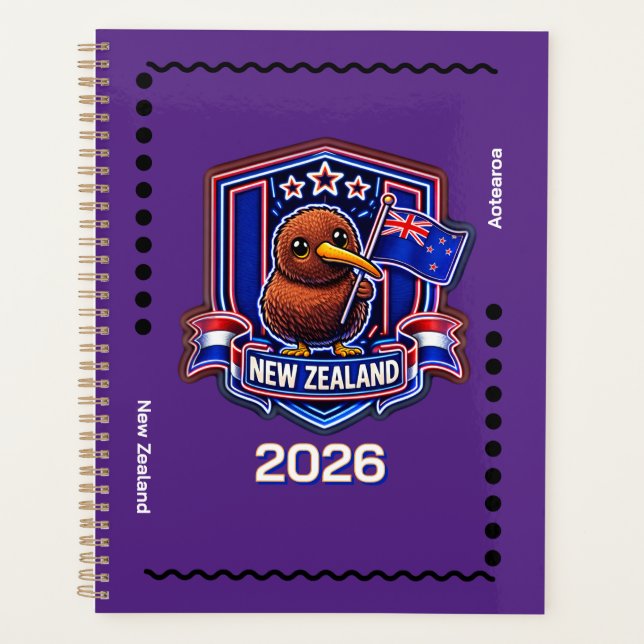 Agenda Niños de Nueva Zelanda (Anverso)