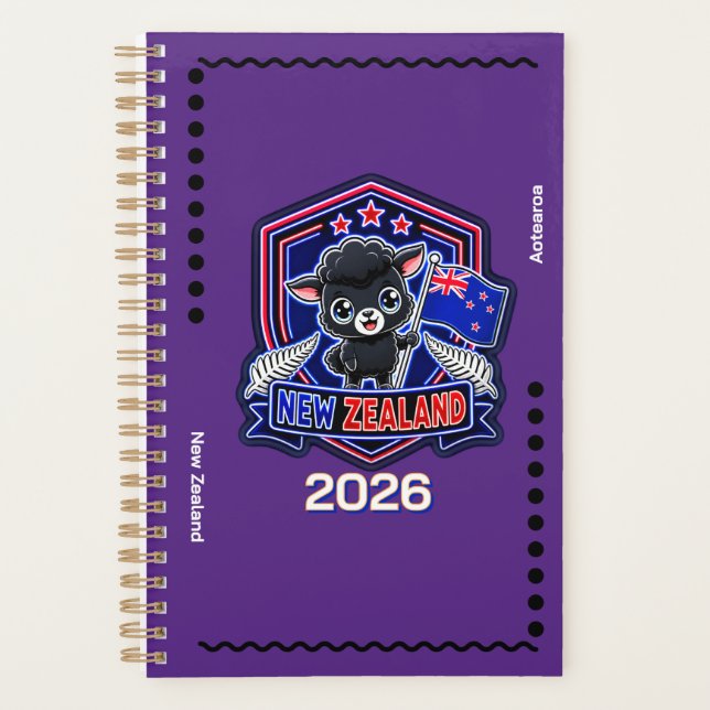 Agenda Niños de Nueva Zelanda (Anverso)