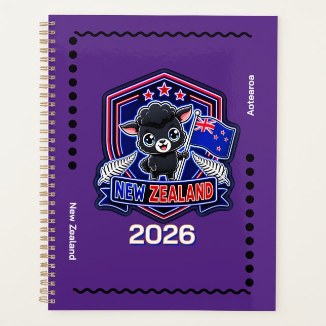 Agenda Niños de Nueva Zelanda (Anverso)