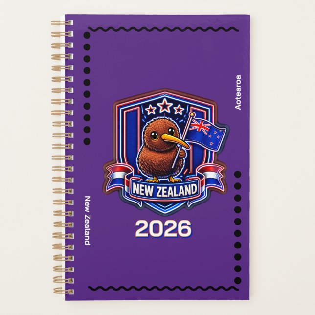 Agenda Niños de Nueva Zelanda (Anverso)