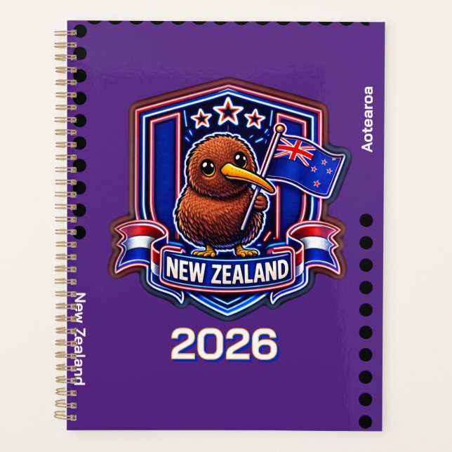 Agenda Niños de Nueva Zelanda (Anverso)