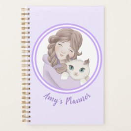 Agenda Niños personalizables chica y Kitty