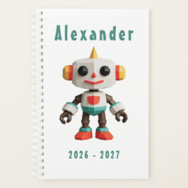 Agenda Niños Robot Personalizables
