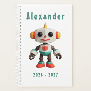 Agenda Niños Robot Personalizables