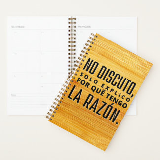 Agenda No Discuto, Solo Explico Por Que Tengo La Razón