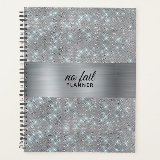 Agenda No fallida planeadora Silver Sparkle (Anverso)