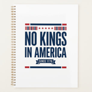 Agenda No hay reyes en América Diseño vectorial vintage p