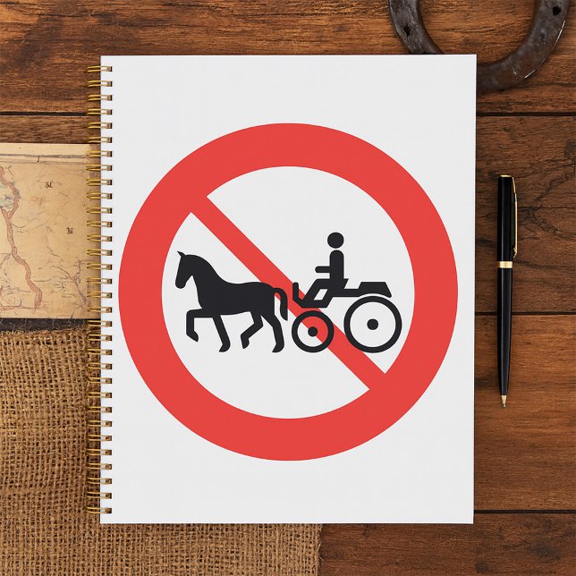 Agenda No Horse Drawn Vehicles Sign (Subido por el creador)