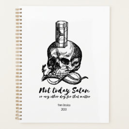 Agenda No Hoy Satán - Skeleton Skull