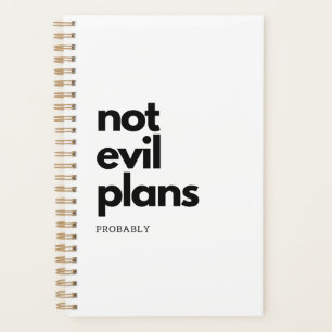 Agenda no malvado (probablemente)