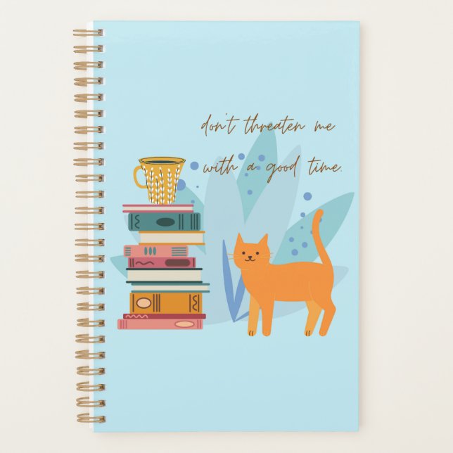 Agenda No me amenaces con divertirse (Anverso)