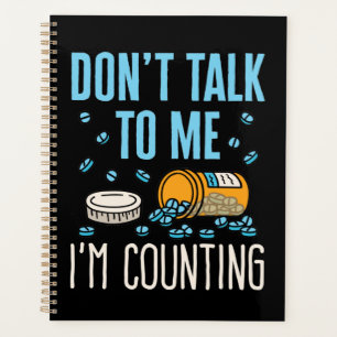 Agenda No me hables, estoy contando la farmacia farmacéut