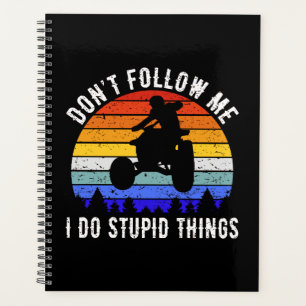 Agenda No me sigas hago cosas estúpidas - moto de nieve