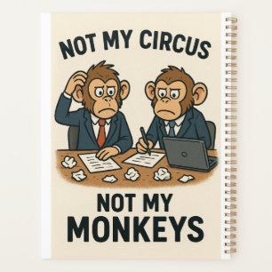 Agenda No mi circo, no mis monos - Divertido monje Person