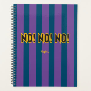 Agenda No No No Tal Vez Rayas Verde azuladas Moradas