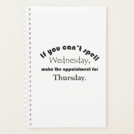 Agenda No se puede deletrear el miércoles jueves Divertid