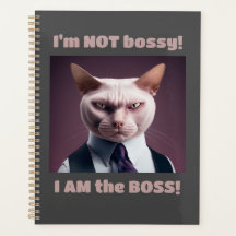 No soy Bossy, soy el jefe - Gracioso gato jefe