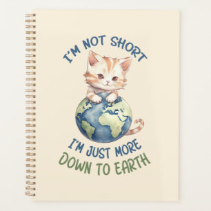 Agenda No soy corta, solo baja a la Tierra - Gato lindo