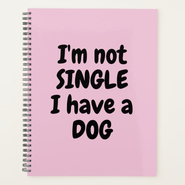 Agenda No soy soltera, tengo un perro (Anverso)