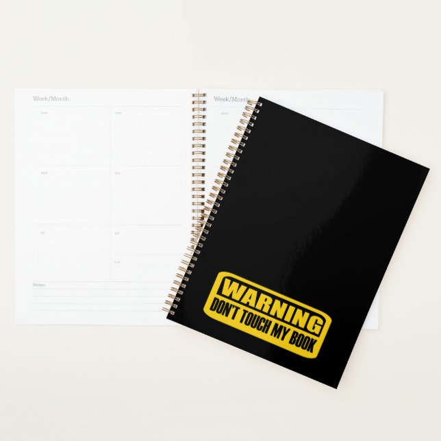 Agenda no toques mi libro (Demostración)
