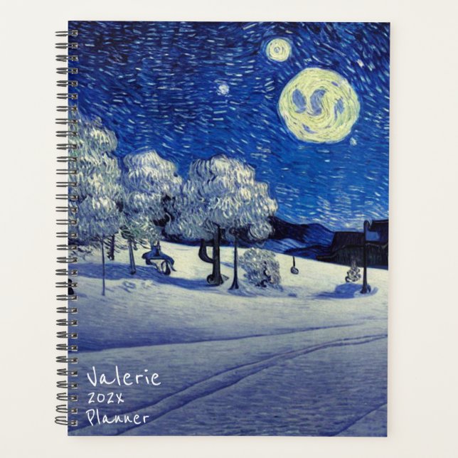 Agenda Noche de invierno (Anverso)