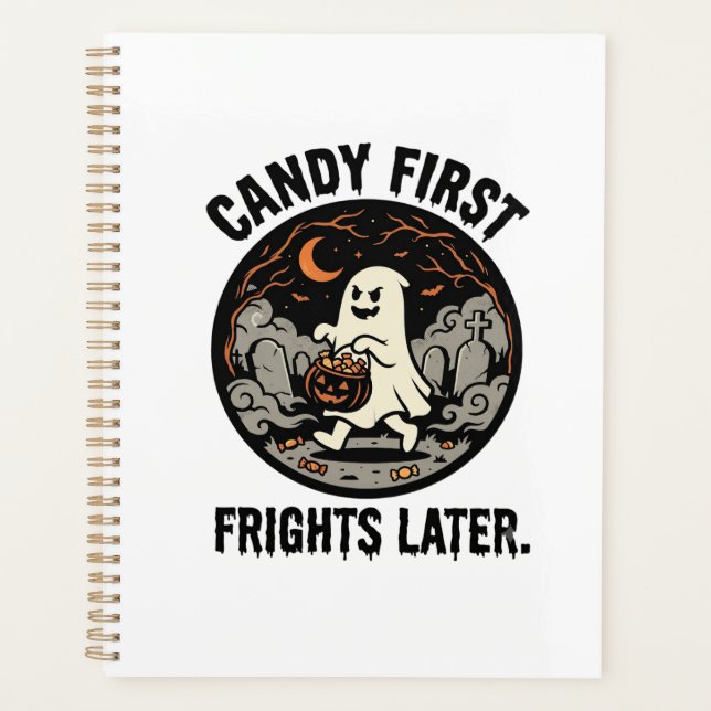 Agenda Noche de Terror de Dulces de Halloween (Anverso)