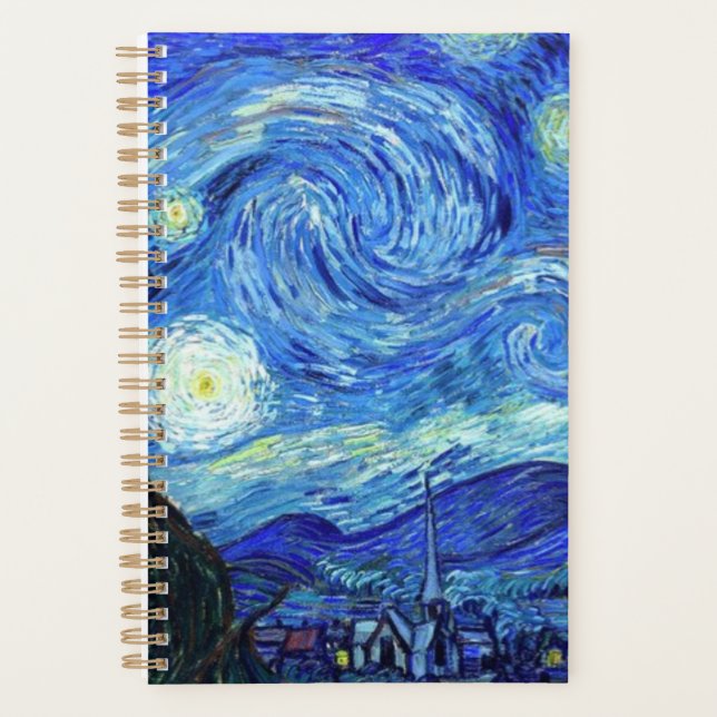 Agenda Noche estrellada De Vincent Van Gogh (Anverso)