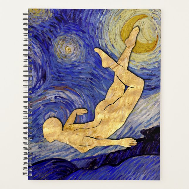 Agenda Noche Vincent Van Gogh Starry (Anverso)