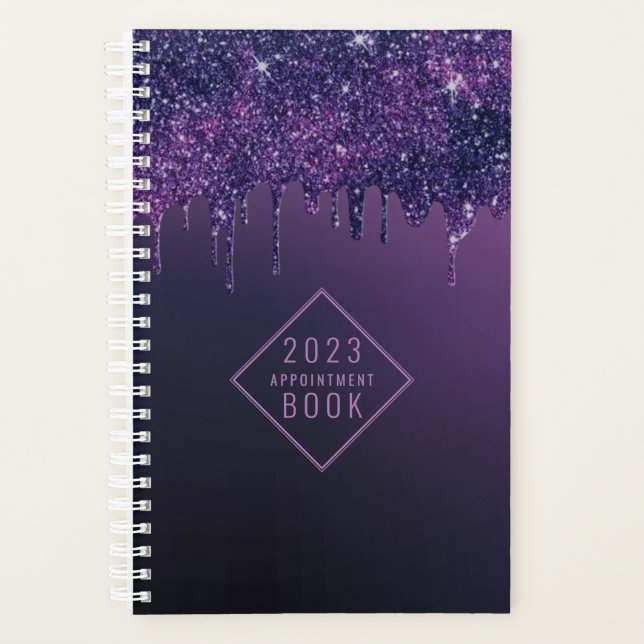 Agenda Nombramiento de las gotas mágicas púrpura de Hair  (Anverso)