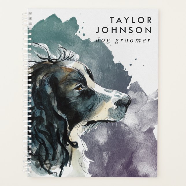 Agenda Nombramiento de Springer Spaniel Business Dog Groo (Anverso)