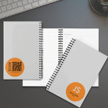 Agenda Nombramiento mínimo de puntos Naranjas Iniciales g<br><div class="desc">La plantilla del planificador de citas gris de punto mínimo de Naranja forma parte de la colección Diseño de tarjetas de presentación y artículos de marketing de color gris. Tiene una elegante cubierta gris con las iniciales, el nombre y el año impresos en un punto naranja en negrita en la...</div>