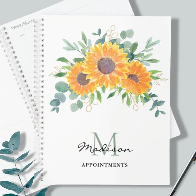 Agenda Nombramientos de Personalizados del Sunflower Euca (Subido por el creador)
