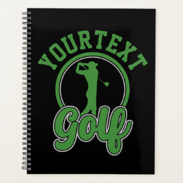 Agenda NOMBRE ADICIONAL DE Golf Personalizado Retro Pro G