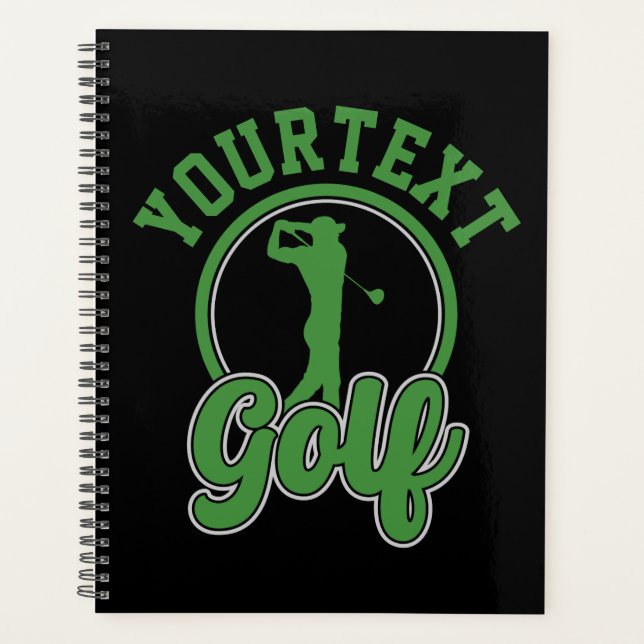 Agenda NOMBRE ADICIONAL DE Golf Personalizado Retro Pro G (Anverso)