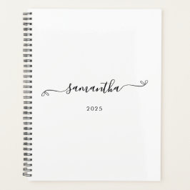 Agenda Nombre con lazo lindo Signature