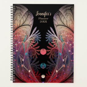 Agenda Nombre de arte fractal de fantasía moderna abstrac