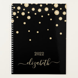 Agenda Nombre de diamantes de oro negro
