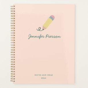 Agenda Nombre de escritura a mano del Personalizado de la
