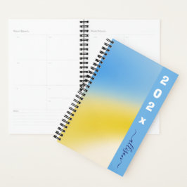 Agenda nombre de fondo mágico Personalizado